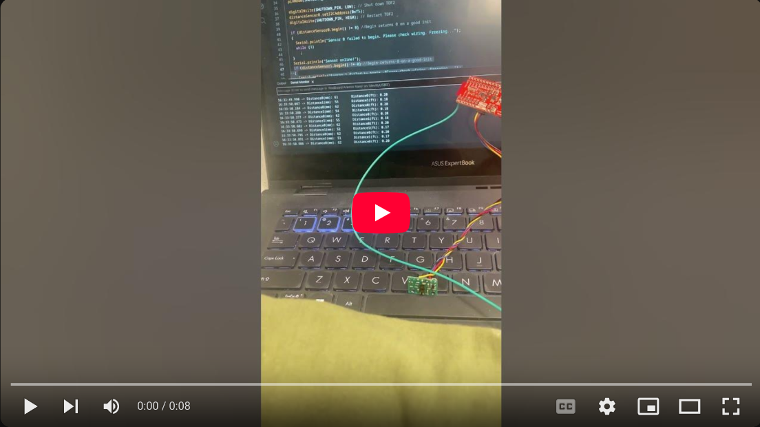 Multiple working ToF sensor