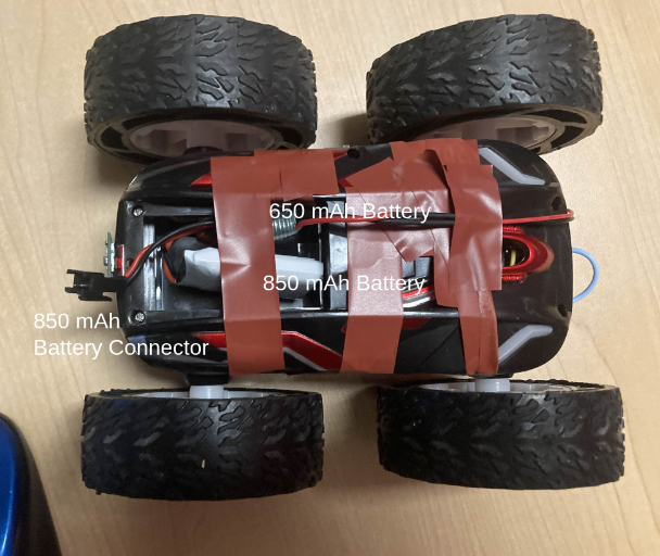 Bottom of robot car