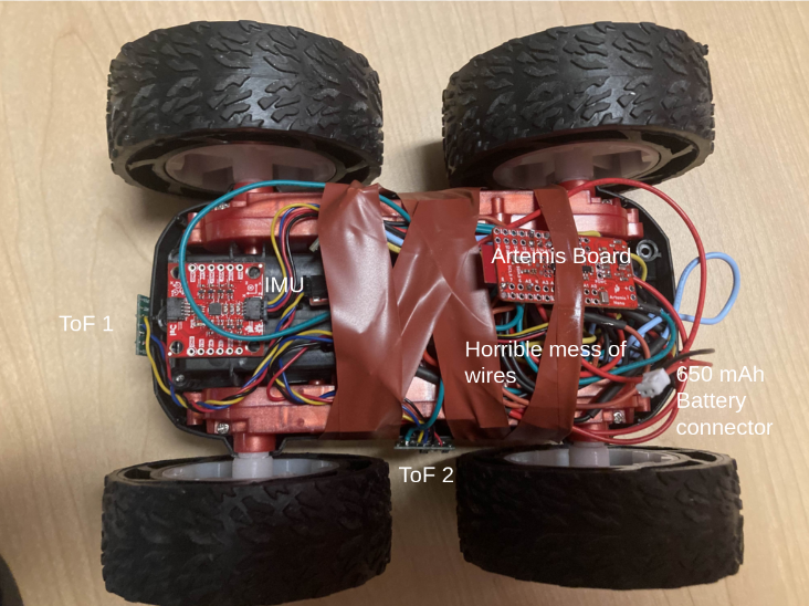 Top of robot car
